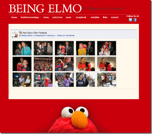 Embed Facebook on Being Elmo Embed Facebook on Being Elmo