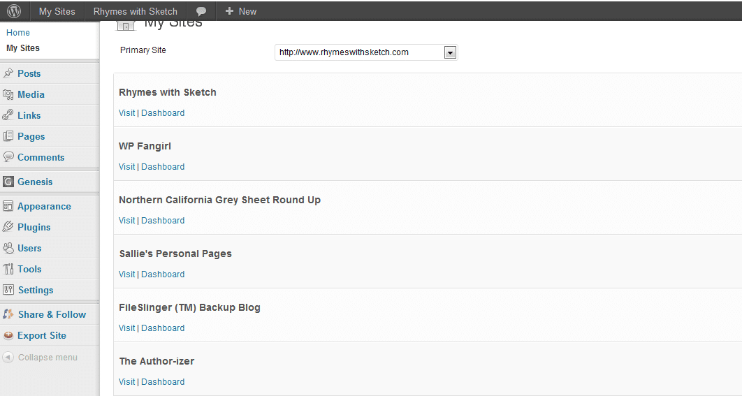July 2012 Handout: WordPress Multisite Deep Dive